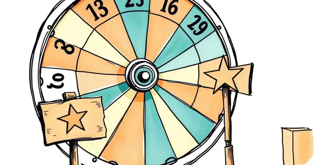 Bonus wheel lands at 20 — the terms cap it at 5