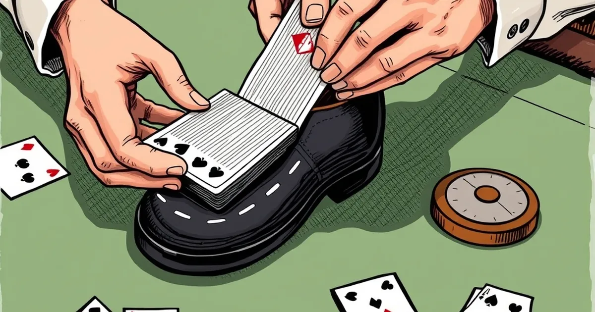 Live dealer blackjack shuffles every 8 hands — the shoe resets at 12