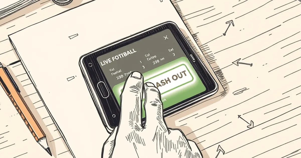 Odds shorten 3% at 80 minutes — the cash-out pays pre-match