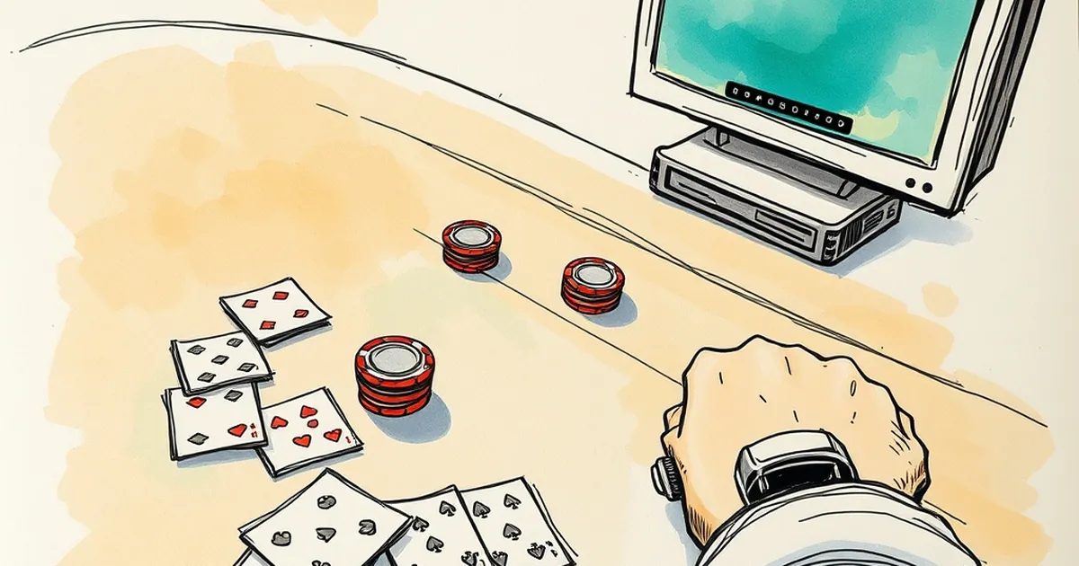 Poker hand replays scrub 12 seconds — the showdown sits at 2