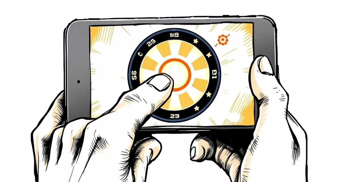 Problem gambling screens hit at 8 taps — the spin button sits at 1