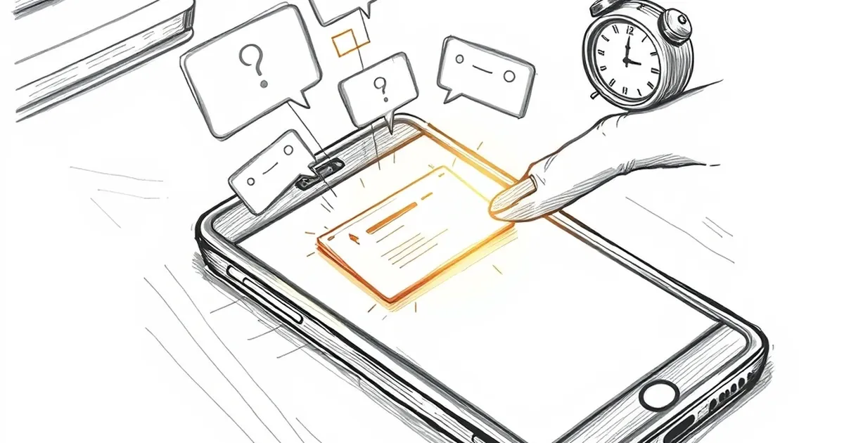 Push notifications fire at minute 9 — the opt-out shows at 41