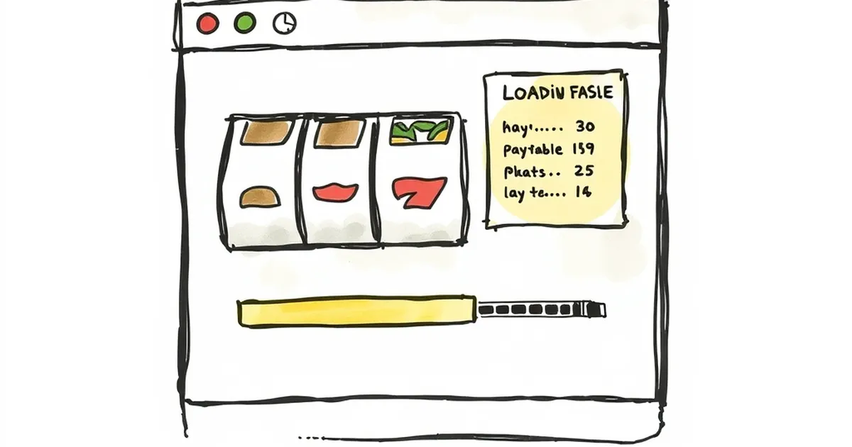 Slots load in 1.8s — the paytable tab waits until spin 12