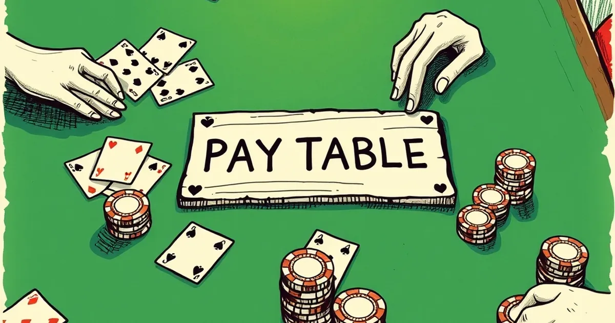 Table games reprice at $2.50 — the paytable stays silent