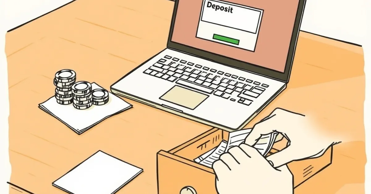 The deposit page loads in 1s—the withdrawal tab hides at 3