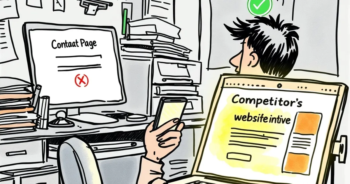 Why your website’s contact page is pushing users straight to your competitors