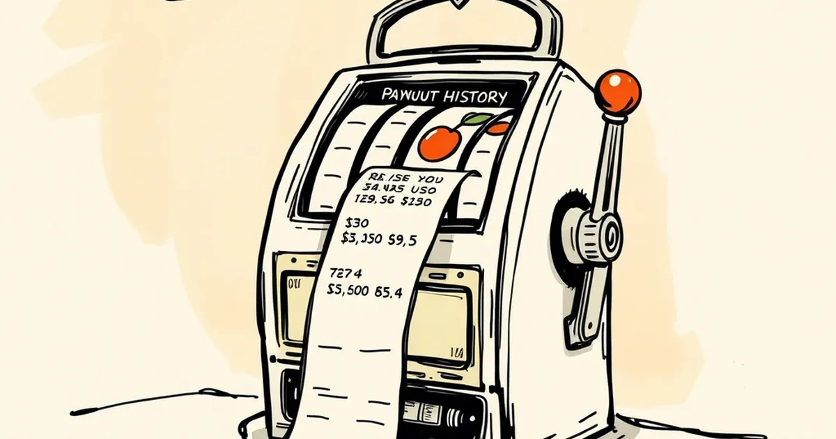 Your payout history skips the spins that matter most